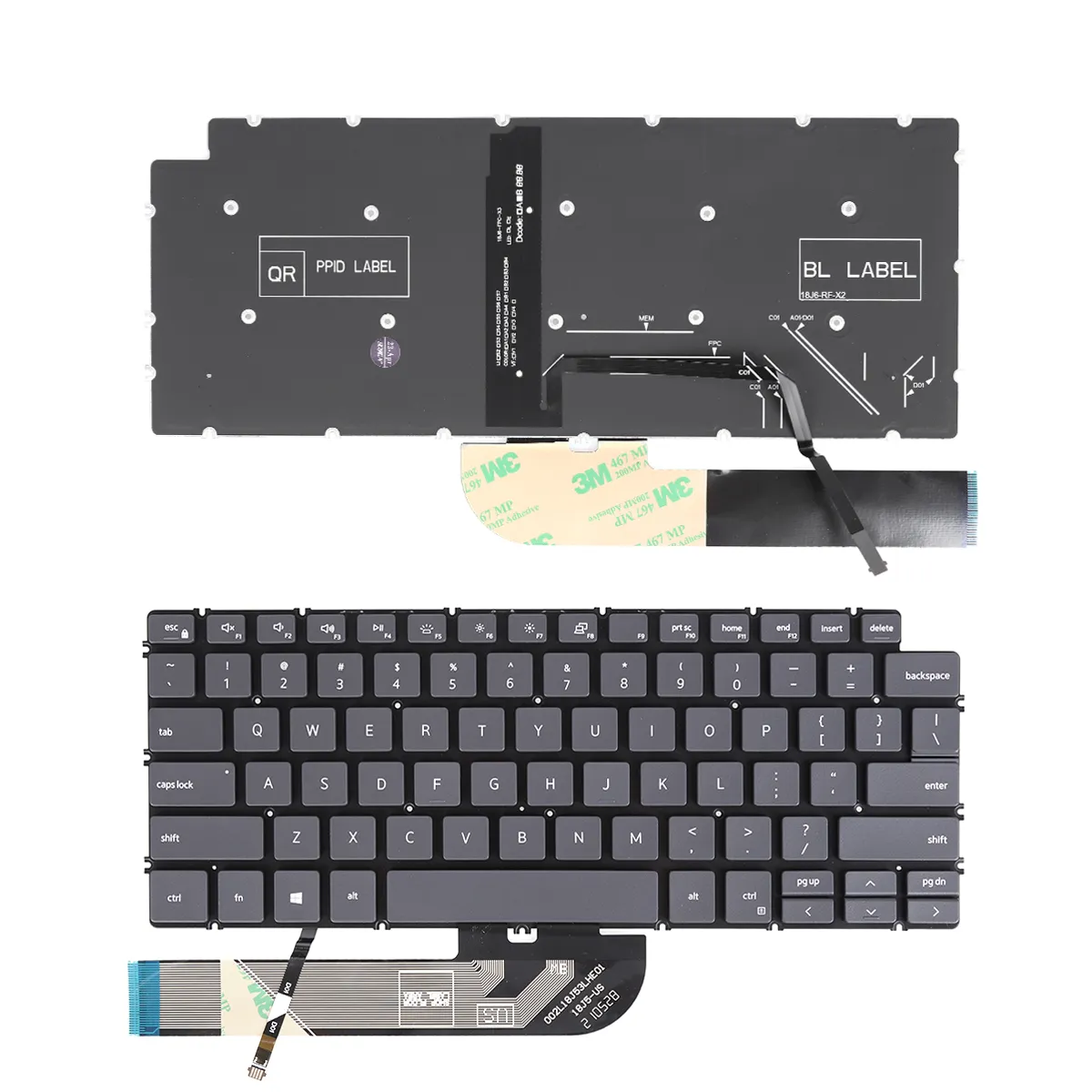 Picture of DELL Latitude 3301 3410 E3301 P114G P120G BLACK（Backlit，Without FRAME）